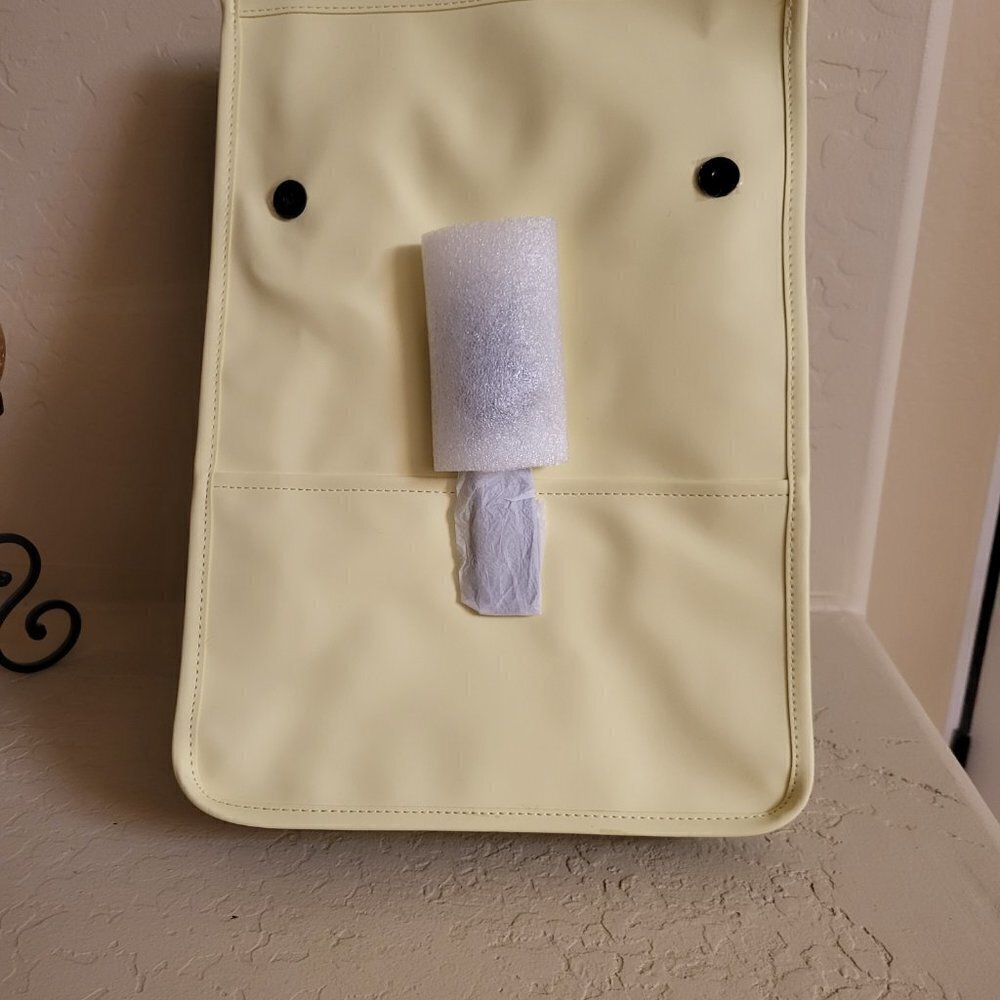 RAINS BACKPACK MINI Color: Straw (yellow) NWT Unisex - Picture 4 of 10